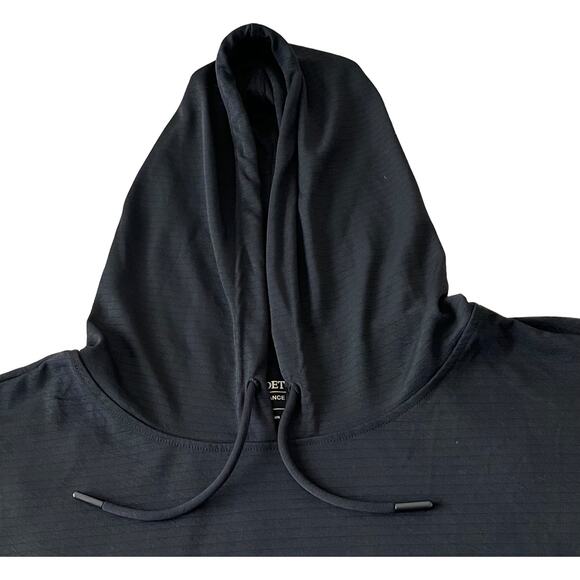 MONDETTA PERFORMANCE + LUXURY LONG SLEEVE HOODIE, WOMENS, L, BLACK, DRAWCORD - Picture 2 of 12